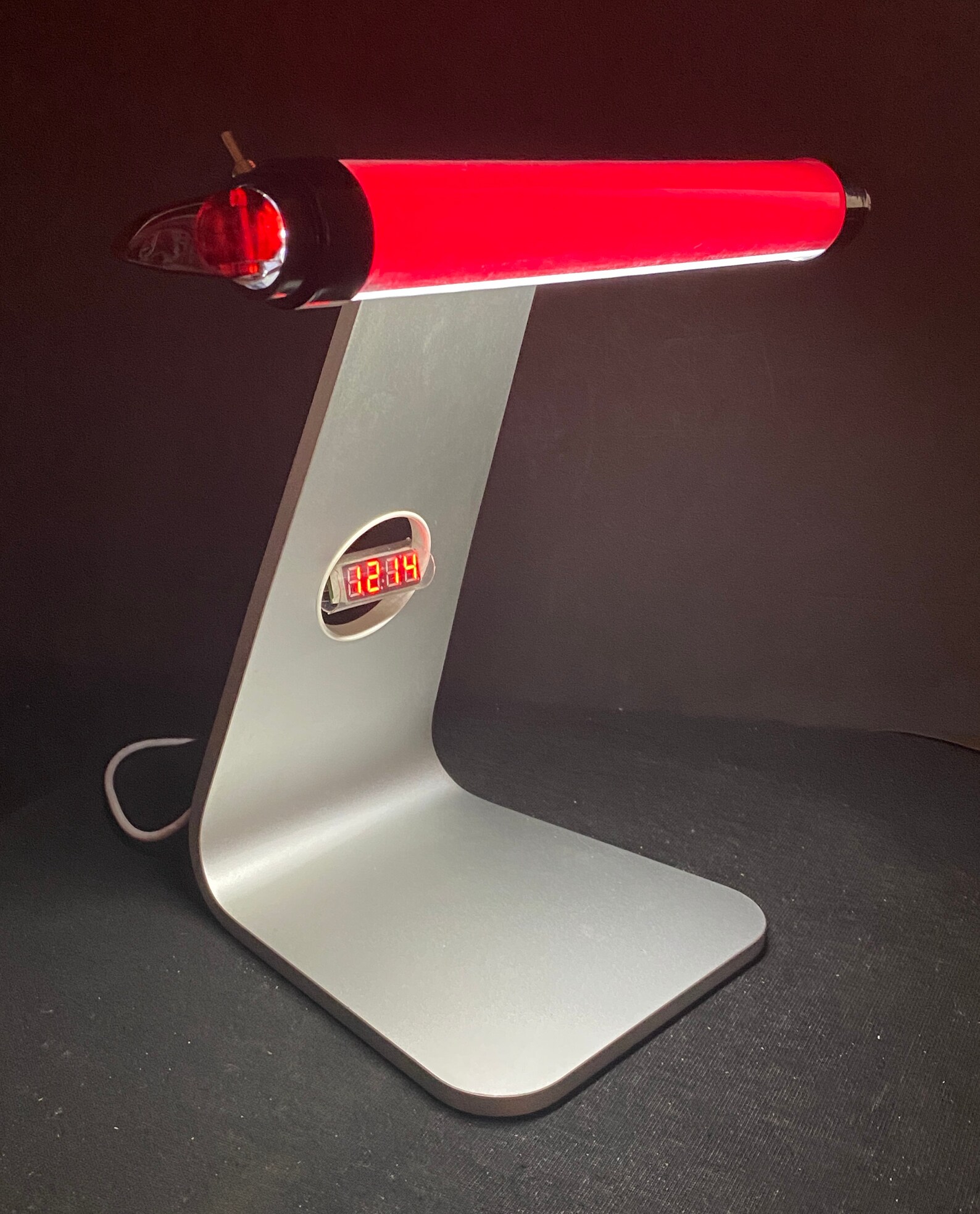 Imac lamp art Deco iMac Red Desk Lamp Apple iMac repurposed Etsy