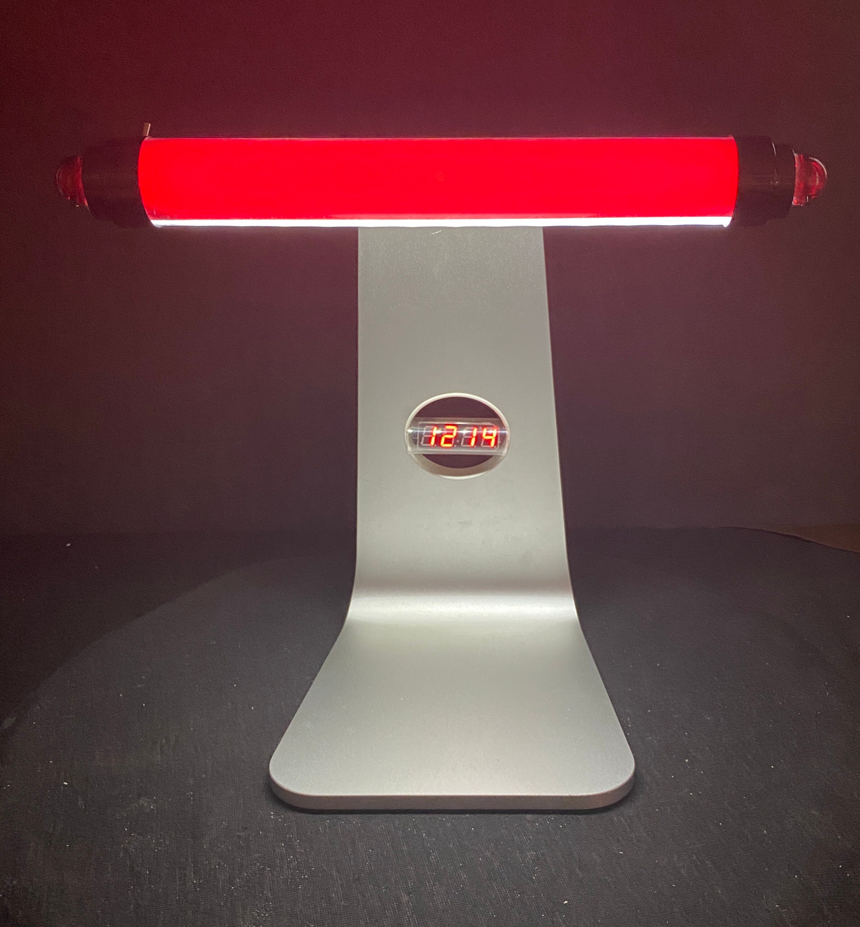 Imac lamp art Deco iMac Red Desk Lamp Apple iMac repurposed Etsy