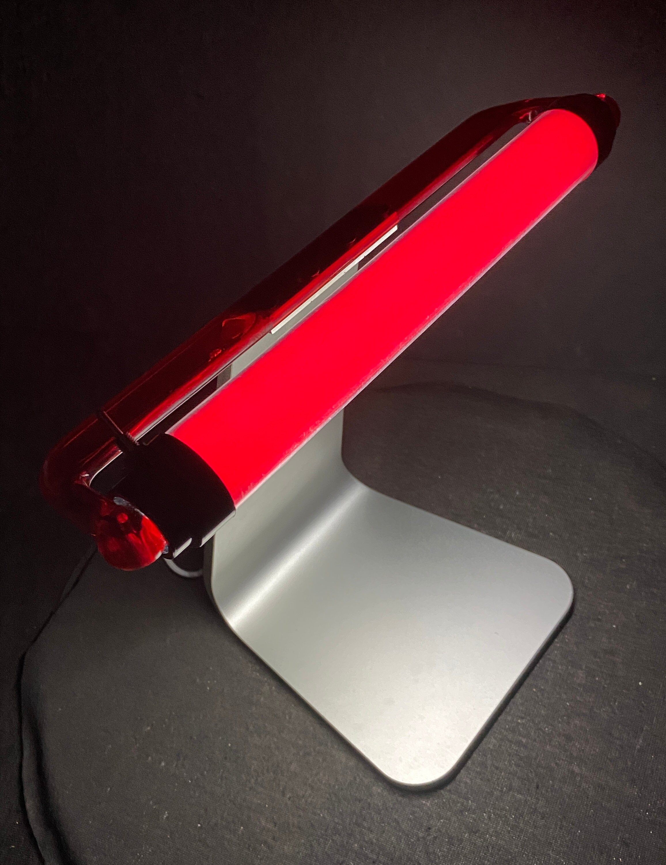 Imac lamp art Deco iMac Red Desk Lamp Apple iMac repurposed Etsy