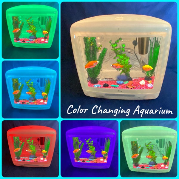 Imac Aquarium RGB fish tank Macquarium Multi Color changing