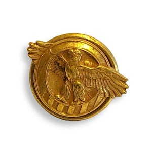 Ruptured Duck WWII Honorable Discharge Lapel Pin Us Army Button 3/4" X 1/2"