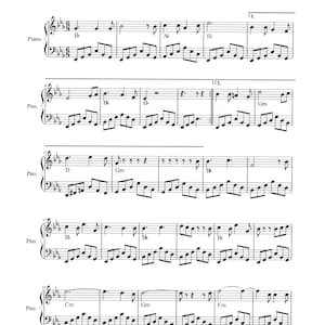 O Holy Night Piano Solo - Digital Christmas Tune Sheet Music - Key of E Flat