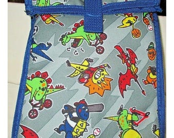 Bolsa térmica Igloo Rolltop para lanche, ideal para escola, com fecho de velcro.