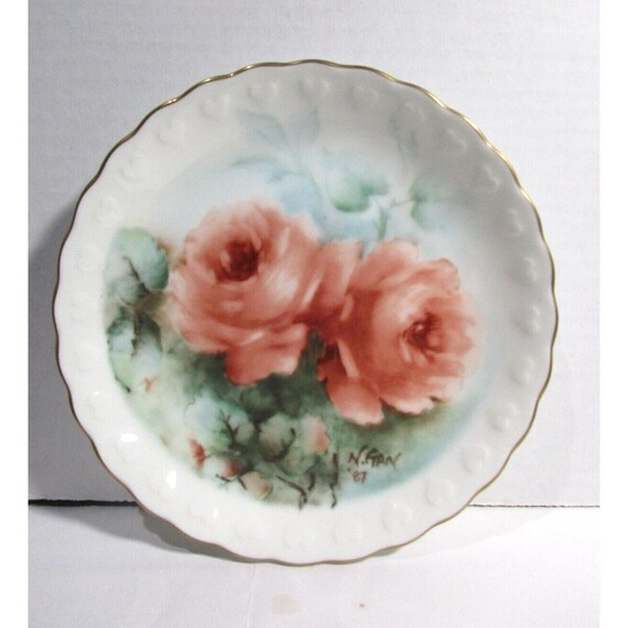 Narumi Bone China Plate Singapore Airlines Collectible 6” Signed