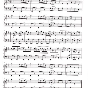 Musette in D by Johann Sebastian Bach - Digital Classic Sheet Music from Anna Magdelenna Bach Notebook