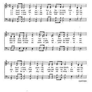 Victory in Jesus - Digital Hymn Tune Sheet Music with Verses - Key of F