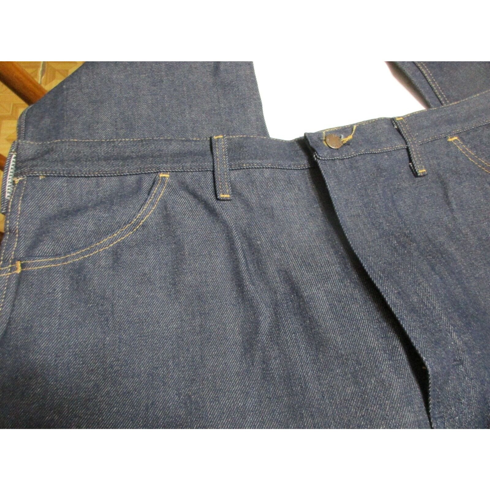 Rustler by Wrangler Mens Jeans Size 42"waist X 30"length Cotton Dark