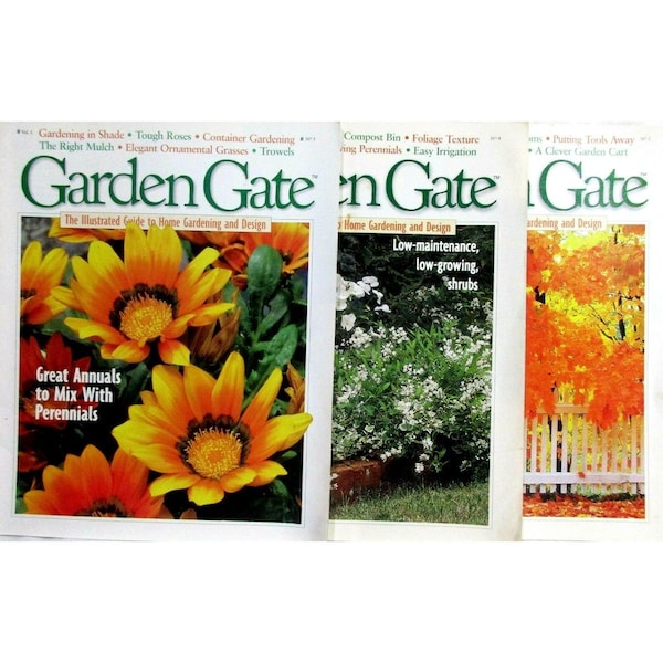 Lot of 3 Garden Gate Magazines Dated 1995 (See Photos)
