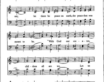 Let There Be Peace On Earth - Digital Hymnal Tune 1955