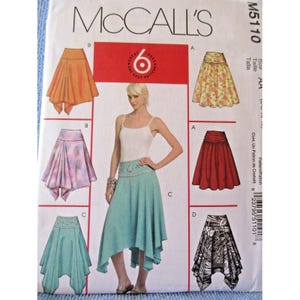 McCalls Schnittmuster M5110 Misses Röcke Größen 36-42 Ungeschnitten