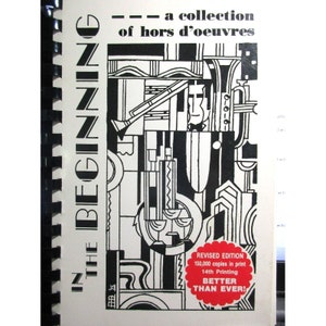 In the Beginning: A Collection of hors d&#39;oeuvres Black Plastic Spiral PB 1983