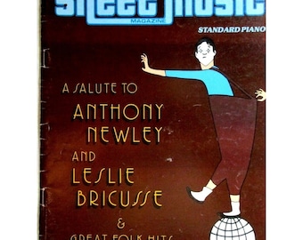Sheet Music Magazine March 1980 Piano Ed. 9 Arr. Folk Hits (See Description)
