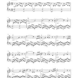 Ave Maria van Gounod - bladmuziek solo digitale piano - toonsoort F
