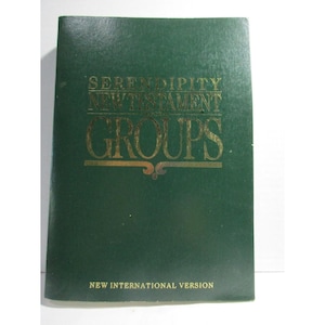 Bible - Serendipity New Testament Groups NIV 10th Anniversary 1990 Green PB