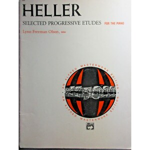 Heller - Utvalda progressiva etyder för piano - Alfred Publishing 1986