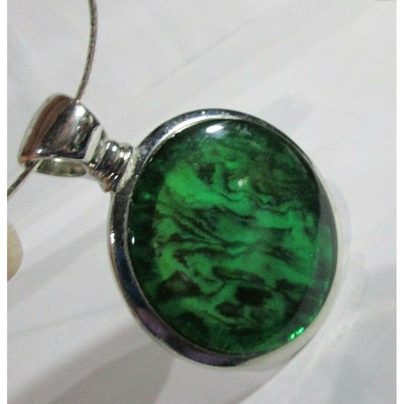 Silver Tone Infinity Solid Loop 16" Choker Neckla… - image 3