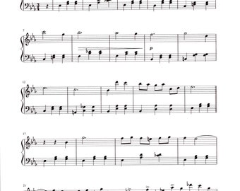 Nocturne Op.9 No. 02 by Frederic Chopin - Digital Intermediate Classic Sheet Music - Key of E Flat