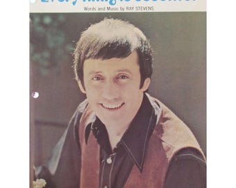 Everything is Beautiful Sheet Music - 1970 Ahab Music Inc.  - Key of F