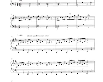 In the Hall of the Mountain King Piano Solo - Digital Sheet Music by Edvard Grieg