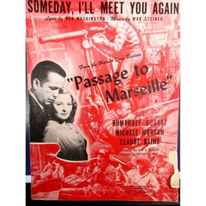 VTG Piano Sheet Music - Someday I&#39;ll Meet You Again 1944 Key of F Guitar Chords