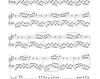 Vincent (Starry, Starry Night) - Digital Download Piano Solo - Late Intermediate Level - Key of G