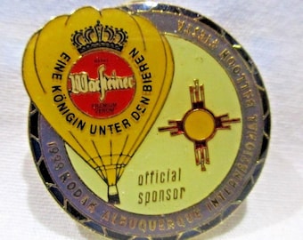 Hat or Lapel Pin 1999 Kodak Albuquerque International Balloon Fiesta Warsteiner