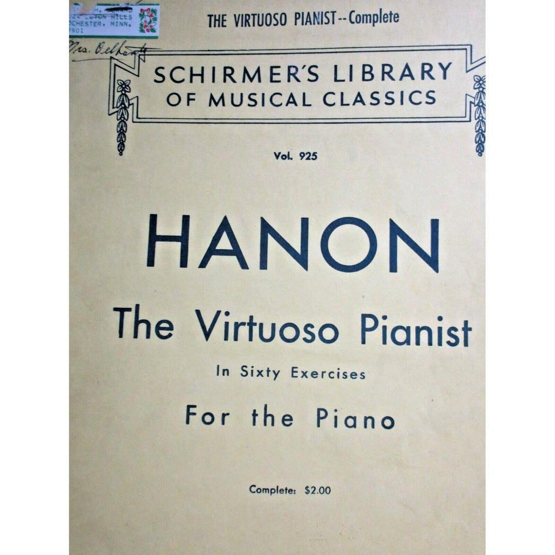 Hanon: Il Pianista Virtuoso In 60 Esercizi - Edizione Completa Schirmer Per Agilità E Forza Delle Dita - Classico Per Studio Pianoforte - Foto 11