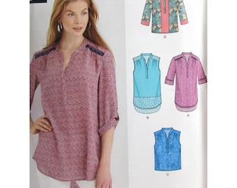 Simplicity Pattern 6374 New Look Size 10 - 22 Misses Summer Tops Uncut