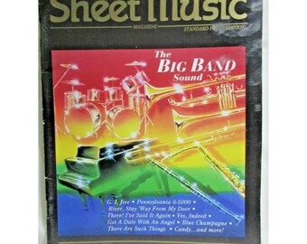 Sheet Music Magazine May/June 1996 The Big Band Sound 11 Songs Piano/Vocal