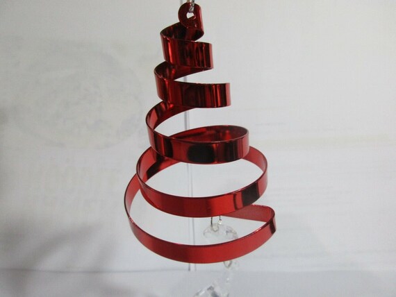 30 Spirali Decorativi Da Appendere 61cm | Rosso E Nero | Decorazioni Feste In Lamina Metallica | Ideali Per Compleanni E Matrimoni