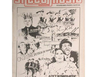 Sheet Music Magazine November 1980 Broadway & Country Classics 10 Arr. Piano Ed.