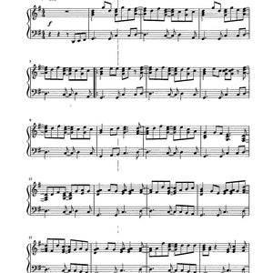 Digital Sheet Music: Guantanamera Piano Solo - Key of G