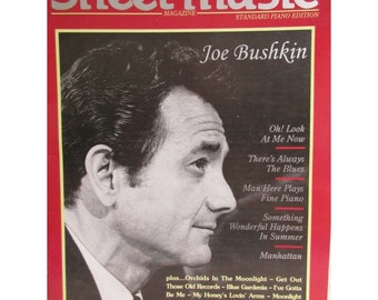 Sheet Music Magazine Janvier/Février 1996 Piano Edition Joe Bushkin 12 chansons
