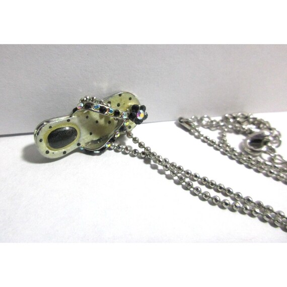 Ensemble Bijoux Cookie Lee - Thème Été (Tong, Palmier, Cristal) - Collier & Bague - Neuf