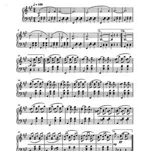 The Skaters Waltz - Digital Piano Solo - Key of A