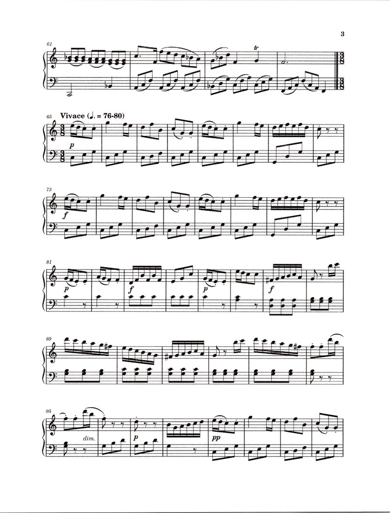 Piano Sonatina No. 1 in C Major Op.36 by Clementi - Digital Classic ...