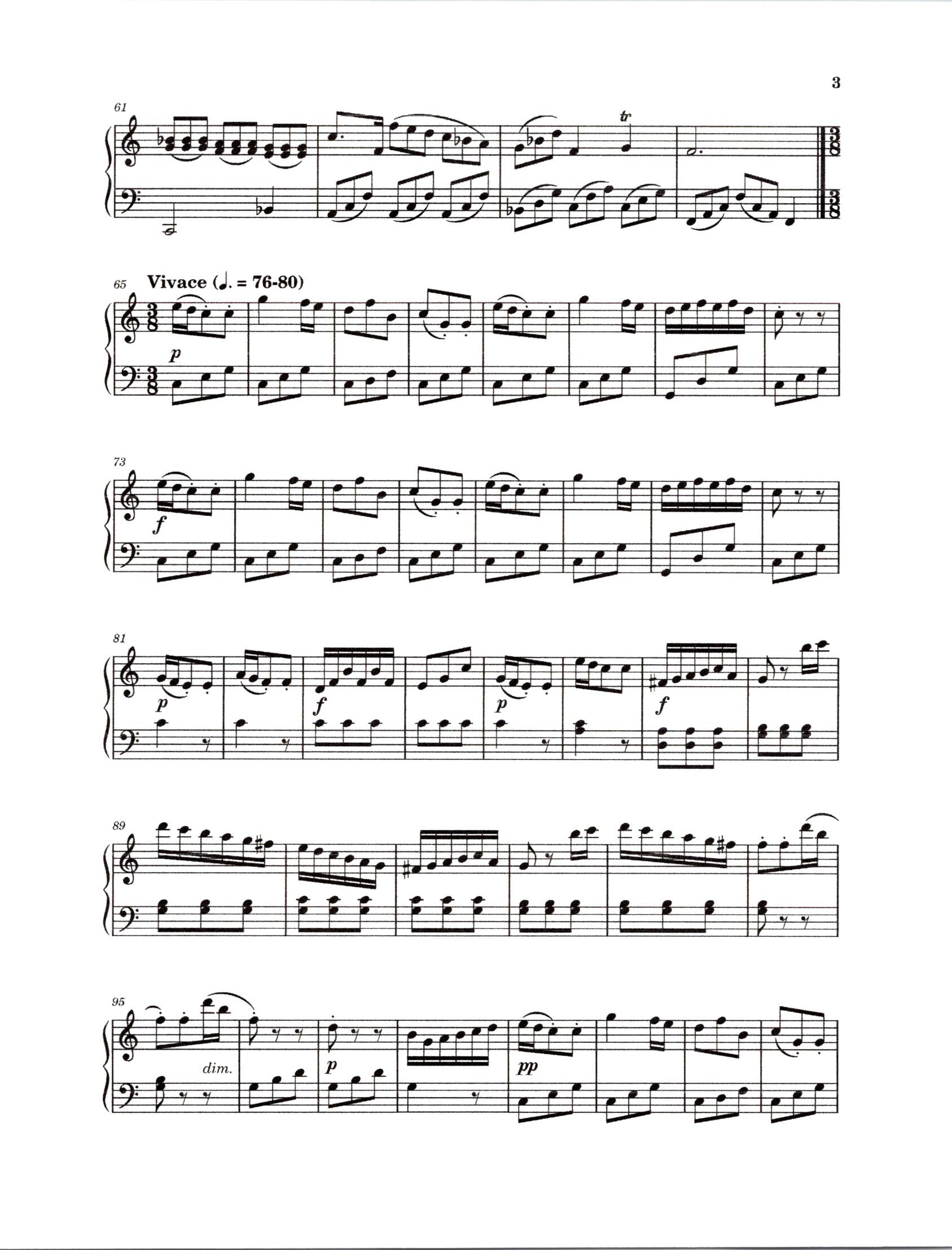 Piano Sonatina No. 1 in C Major Op.36 by Clementi - Digital Classic ...