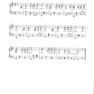 For God So Loved the World (John 3:16) - Digital Chorus Hymn Tune in Key of F
