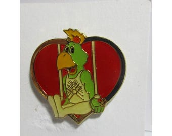Marsh Amigo Sports Series Pin Gymnastics 1985 Metal Hat/Lapel Pin 1" X 1"