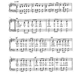 Rescue the Pershing - Digital Hymn Tune with Lyrics - Key of A Flat