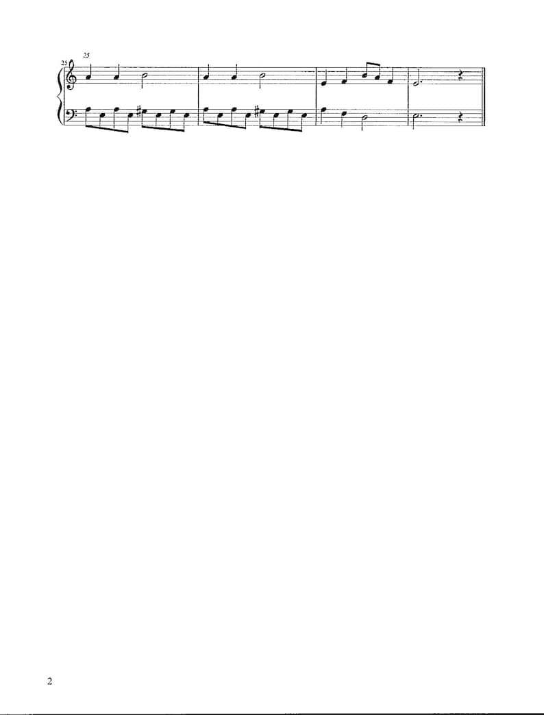 Sakura Sakura cherry Blossoms Digital Traditional Japanese Folk Song Piano Solo Sheet Music Key