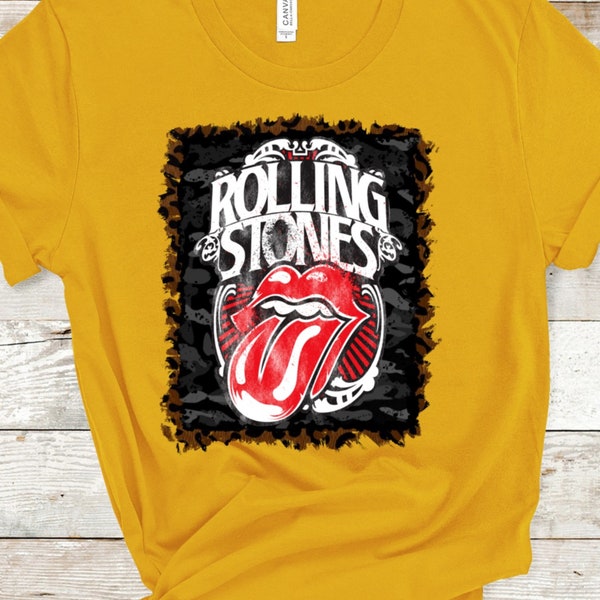 Rolling Stones Tongue, Heavy Metal Band, Rock and Roll, Do it yourself iron on vinyl