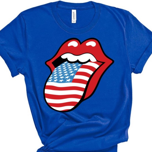 Rolling Stones USA America Flag, Do it yourself iron on vinyl