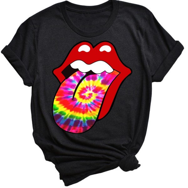 Rolling Stones Tongue Tie Dye, Do it yourself iron on vinyl