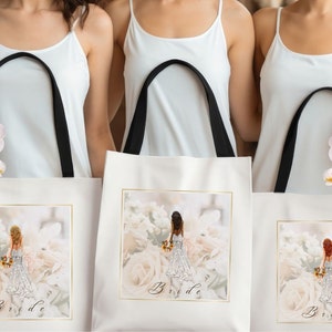 Bridal Tote for Wedding Day Essentials Bag for Bride Gift Idea for Bride  Bridesmaid Gift Bridal Shower Gift For Honeymoon Bride Beach Bag