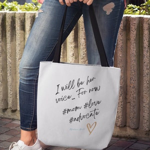 Personalized Mom Advocate Tote Bag, Special Education Gift