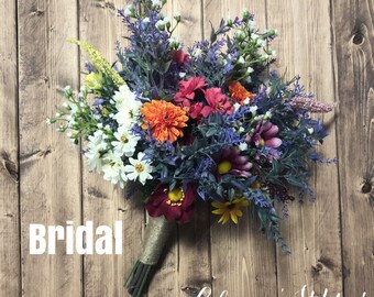 Wild Flower Bouquet Etsy