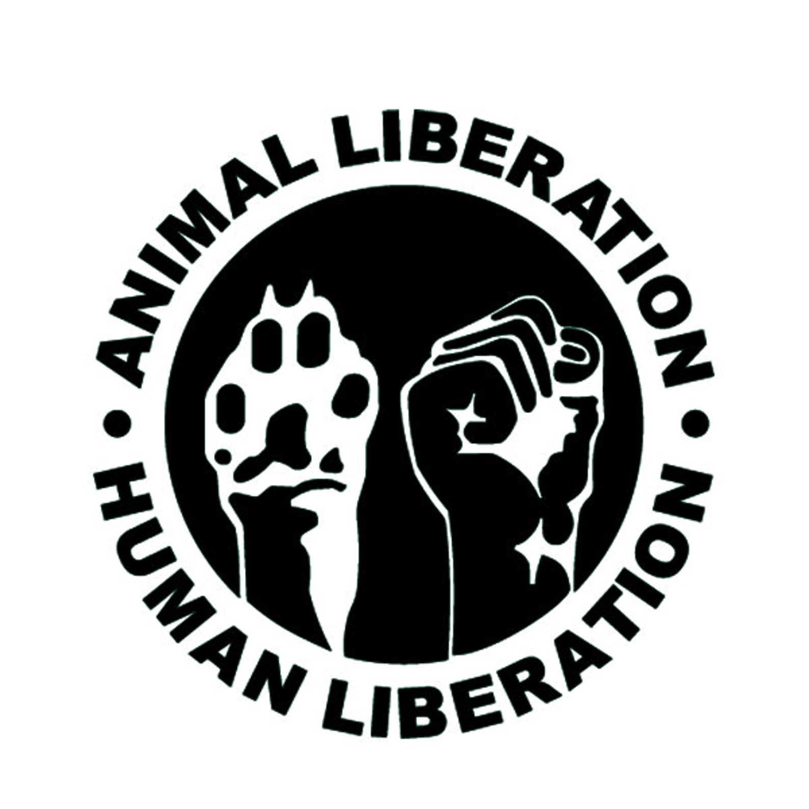 Animal Liberation Human Liberation Vinyl Decal Vegan - Etsy