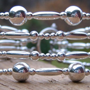 Multi Strand Sterling Silver Bracelet