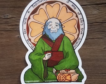 Uncle Iroh teatime sticker